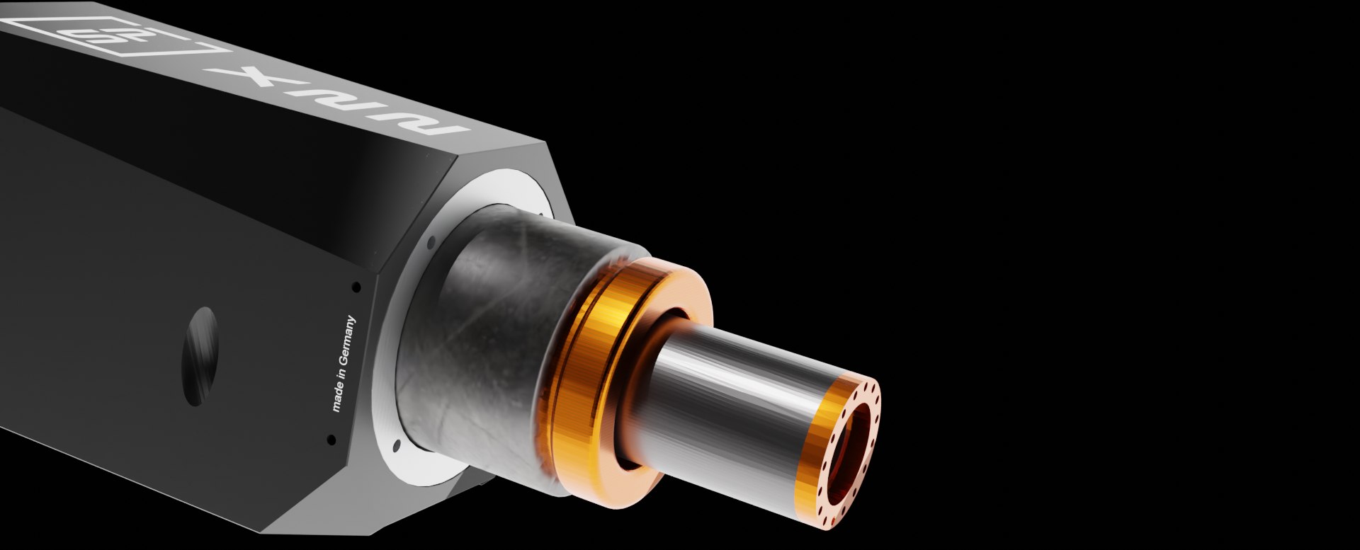 X22 motor – cross-section view of the shaft