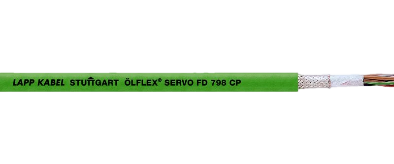 Sensoranschlussleitung LAPP ÖLFLEX SERVO FD 798 CP, grün