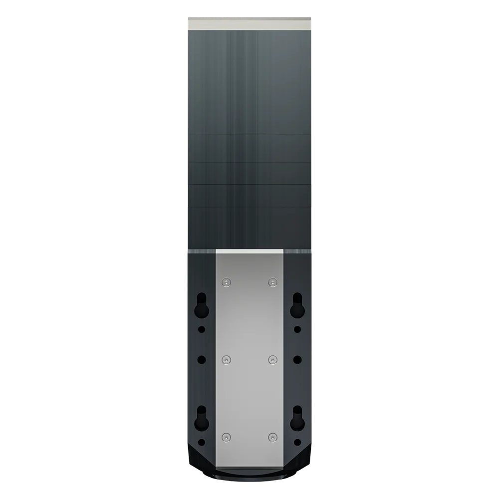 SPINOGY Motorspindel X22-L-SK20 (B-Ware), Rückansicht mit Montageplatte